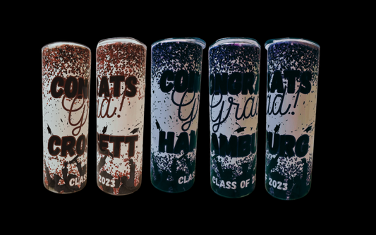 20oz Sublimation Tumbler--Congrats Grad