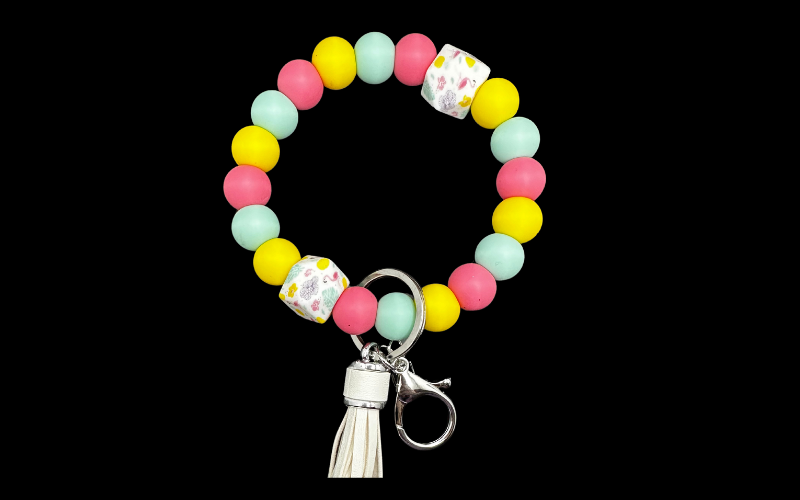 Bubble Keychain: Pastel Flamingo
