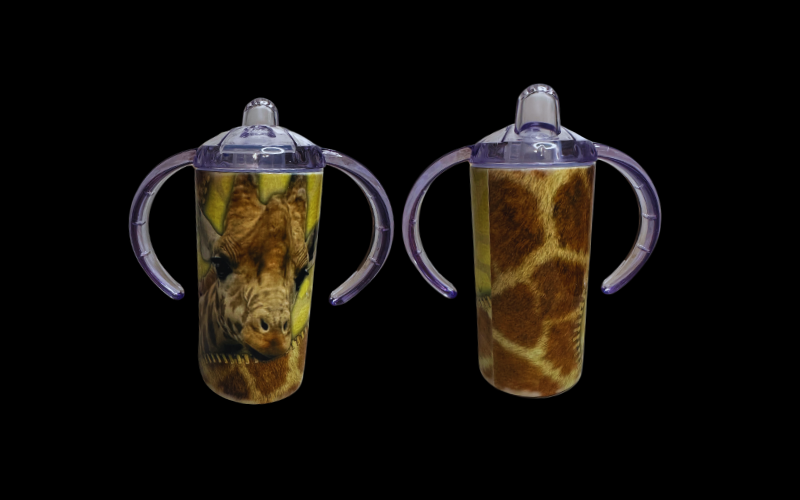 12oz. Sippy Cup--Giraffe