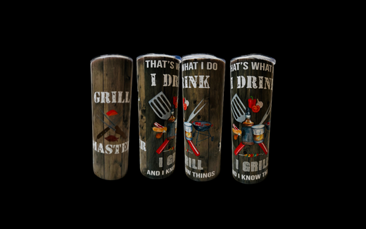 20oz. Sublimation Tumbler--Grill Master