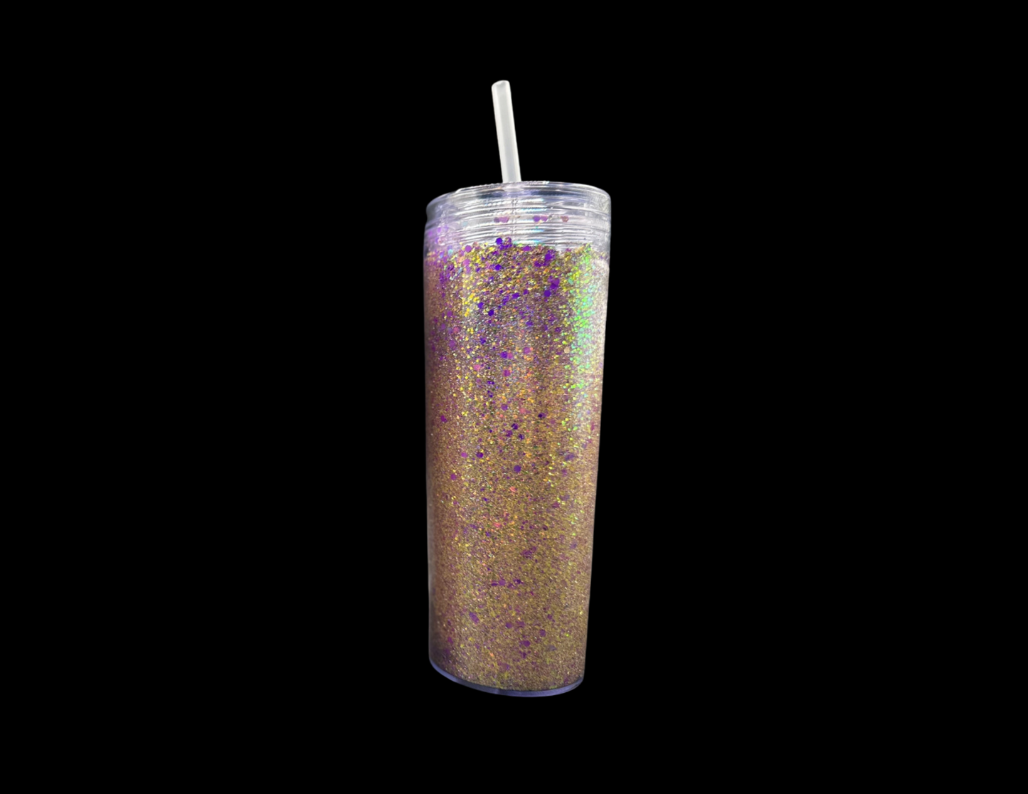 Snowglobe Tumbler: Mardi Gras