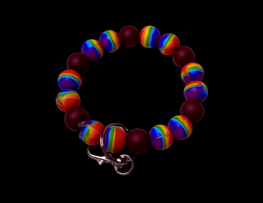 Bubble Keychain: Rainbow Planet