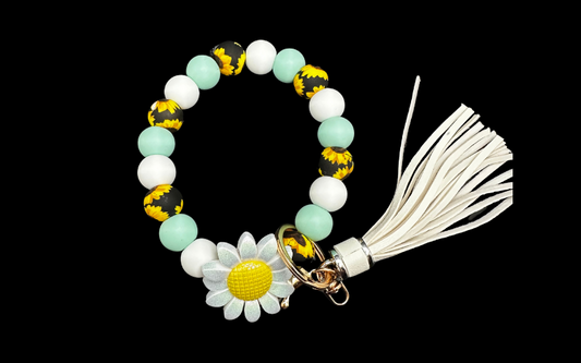 Bubble Keychain: Sunflower