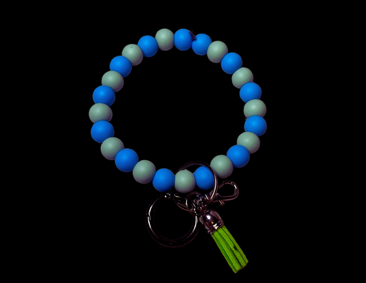 Bubble Keychain: Teal and Blue