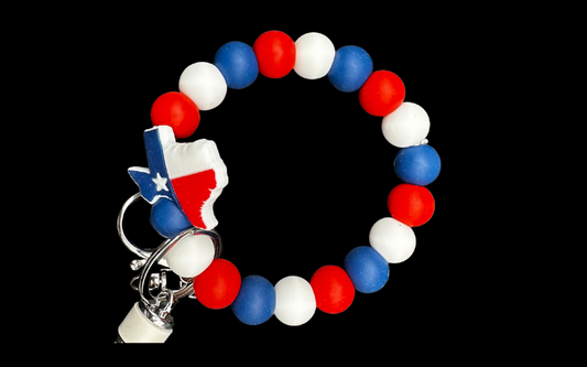 Bubble Keychain--Texas