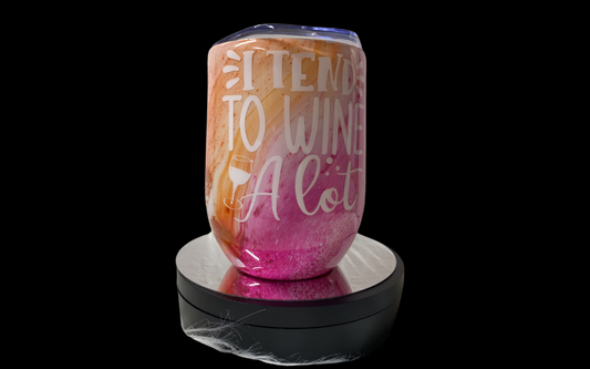 12oz. Wine Tumbler--Tend To Wine