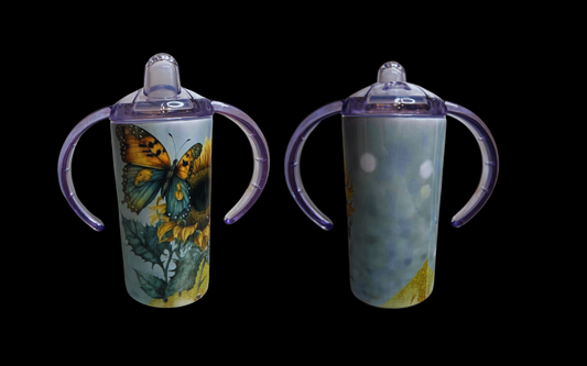 12oz. Sippy Cup--Butterfly