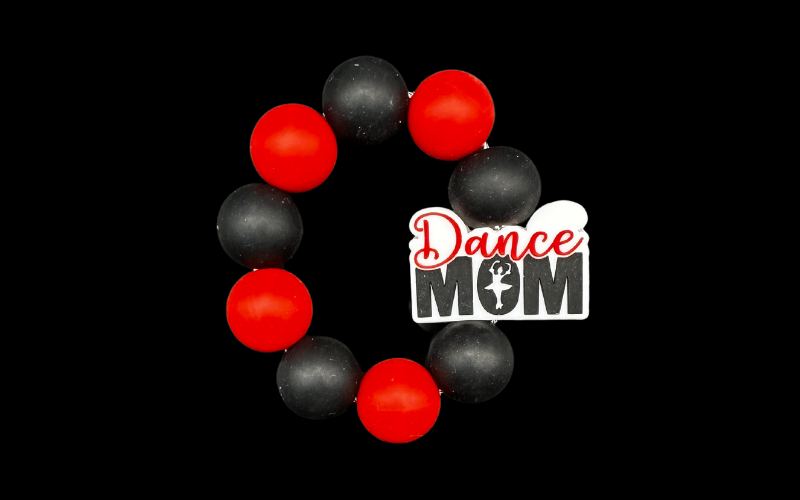 Tumbler Charm: Dance Mom-Red