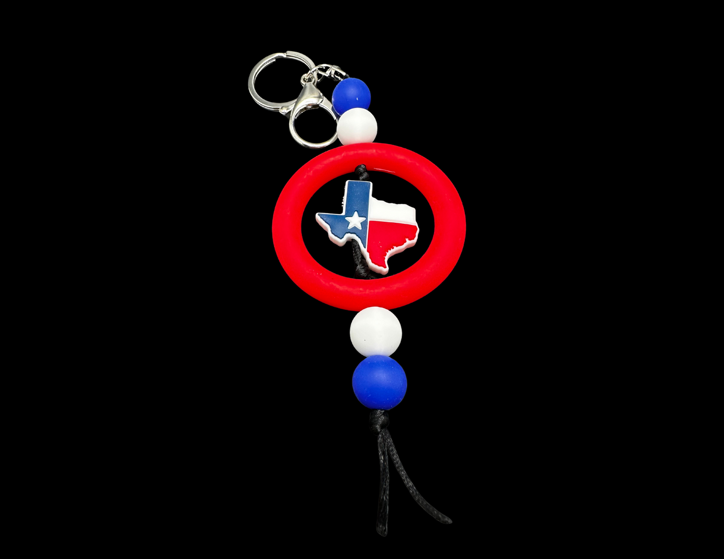 Silicone Keychain: Texas