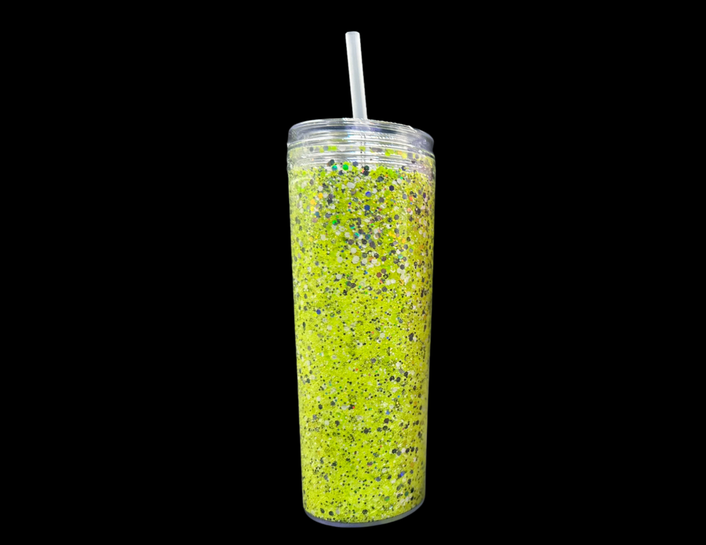 Snowglobe Tumbler: Electric Lime